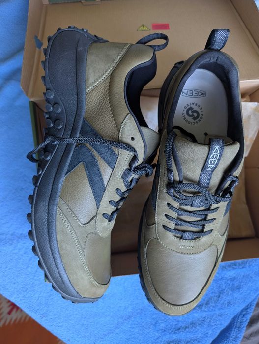 Keen KS86 Lea - 47 - US13 - 31см - темна оливка -ретро - нові!