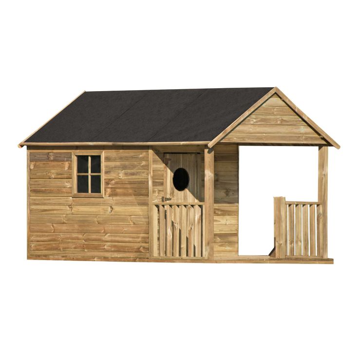 NOWY Drewniany domek dla dzieci ogrodowy 170x270x175 cm IMPREGNOWANY