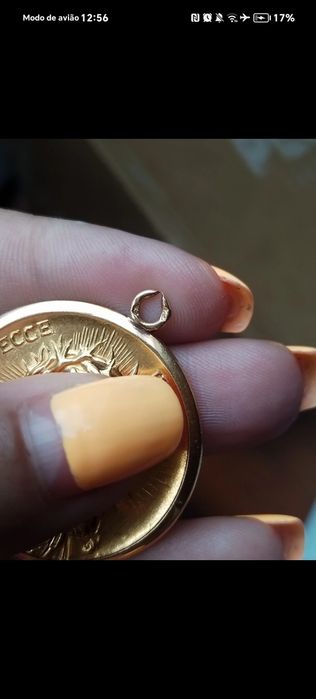 Medalhão Ecce Homo em Ouro – 19.2K