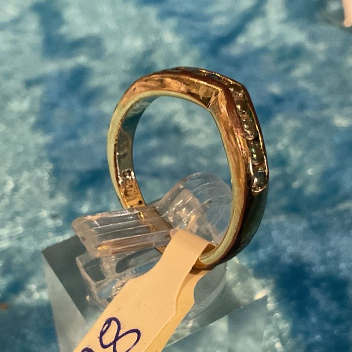 Anel prata banho ouro T,18 mm / outros anúncios abaixo