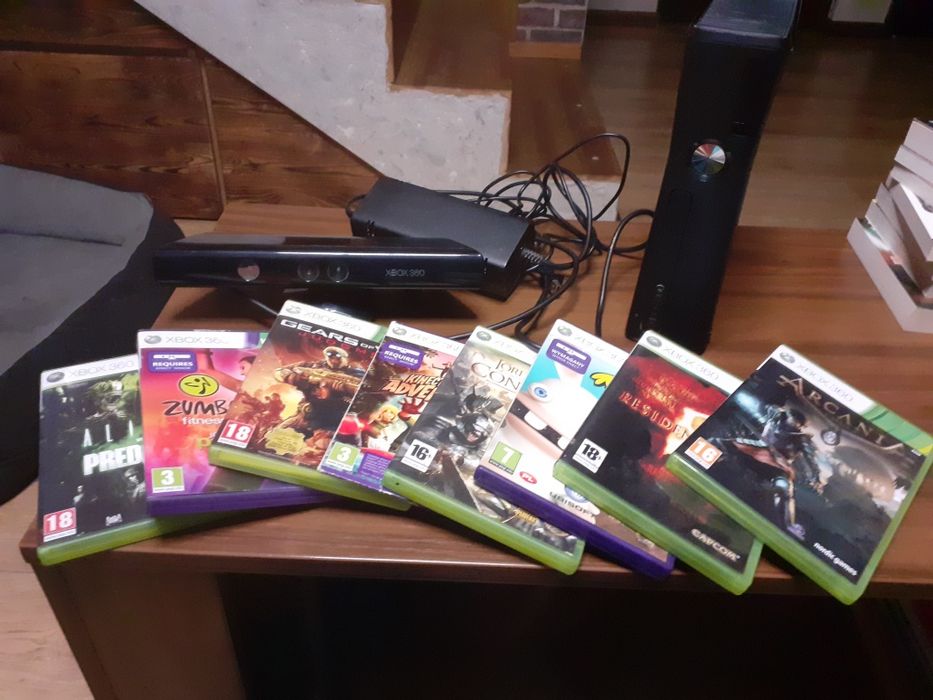 Konsola XBOX 360 + gry