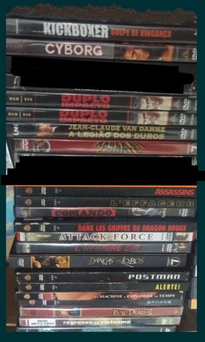 Dvd vários de ação filme filmes Van Damme Dolph Lundgren