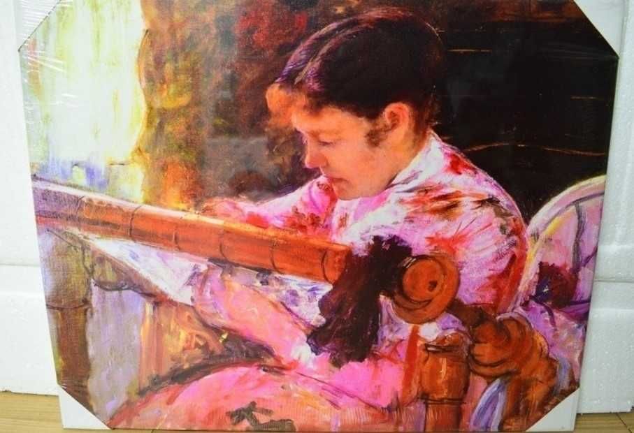 Mary Cassatt -,, Lidia tkająca gobelin''-1881