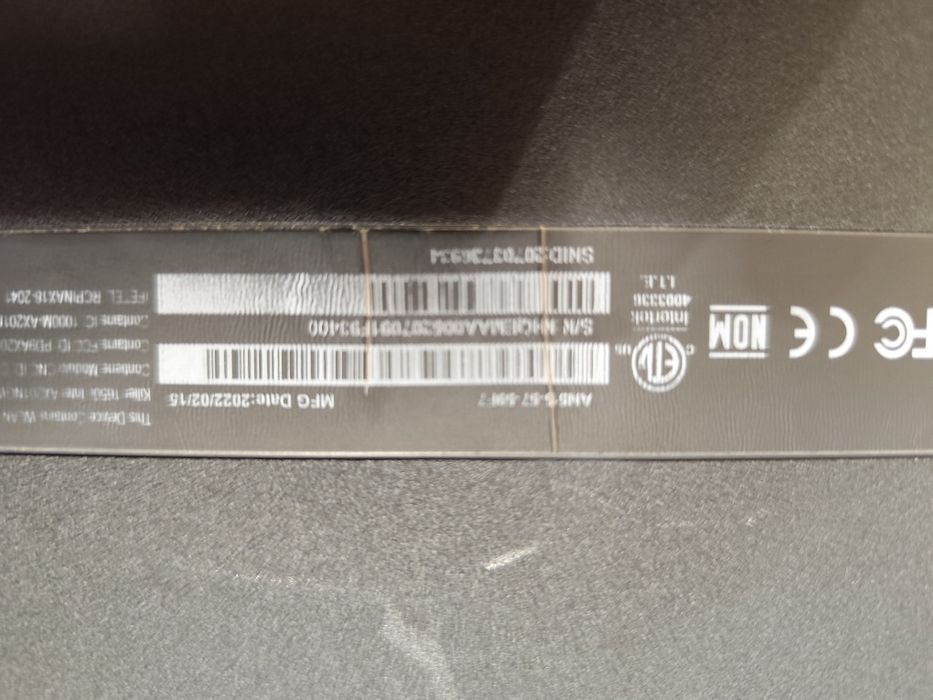 Acer Nitro 5 an515-57 i5-11400h/RTX3050/16озу/512nvme