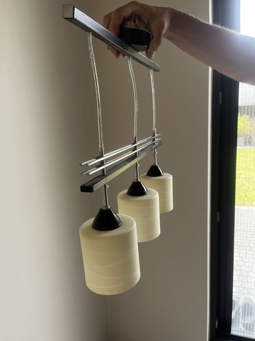Lampa sufitowa potrojna