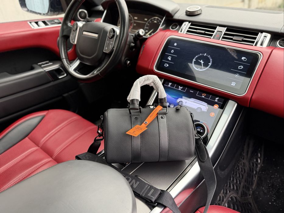 Louis Vuitton keepall мужская сумка  кожаная оригинал