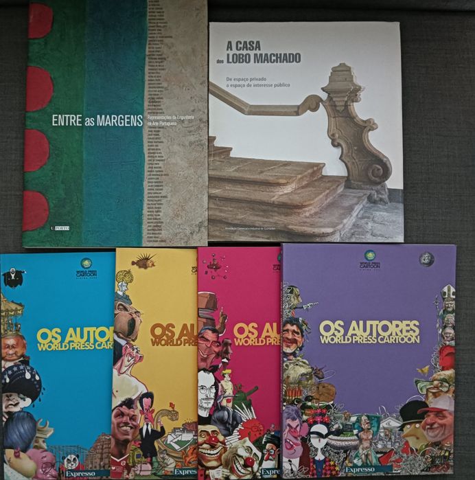 Livros de arte, arquitetura, fotografia, arqueologia