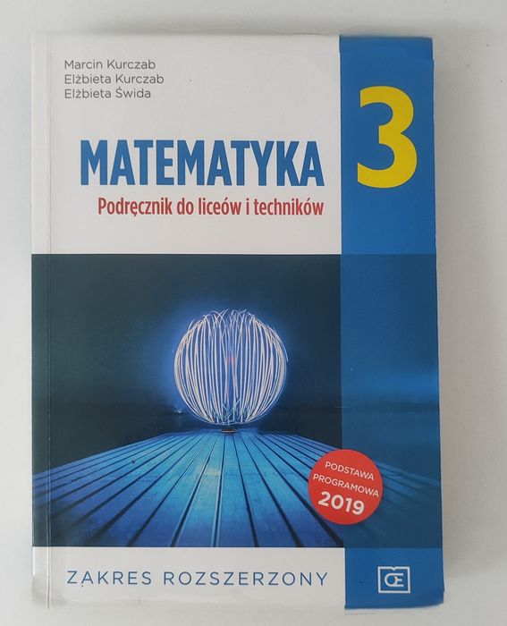 Podręcznik do matematyki rozszrzonej klasa 3 liceum i technikum