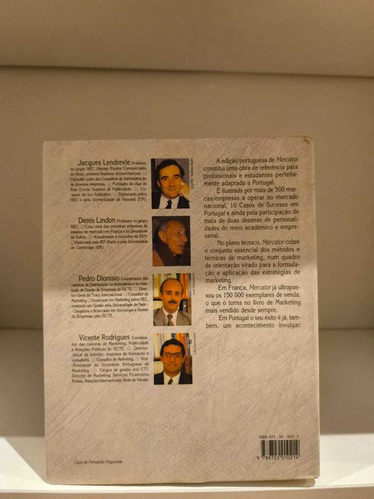 Livro "Mercator: Teoria E Prática Do Marketing" de Jacques Lendrevie