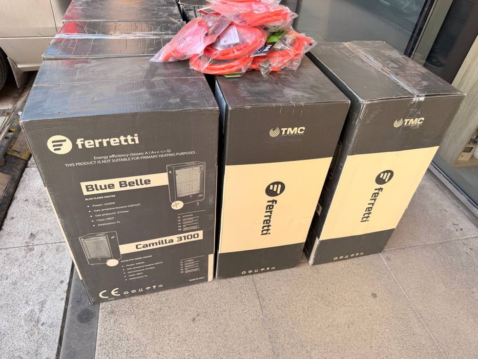 Газовий обігрівач Ferretti Blue Bella 4100w Італія