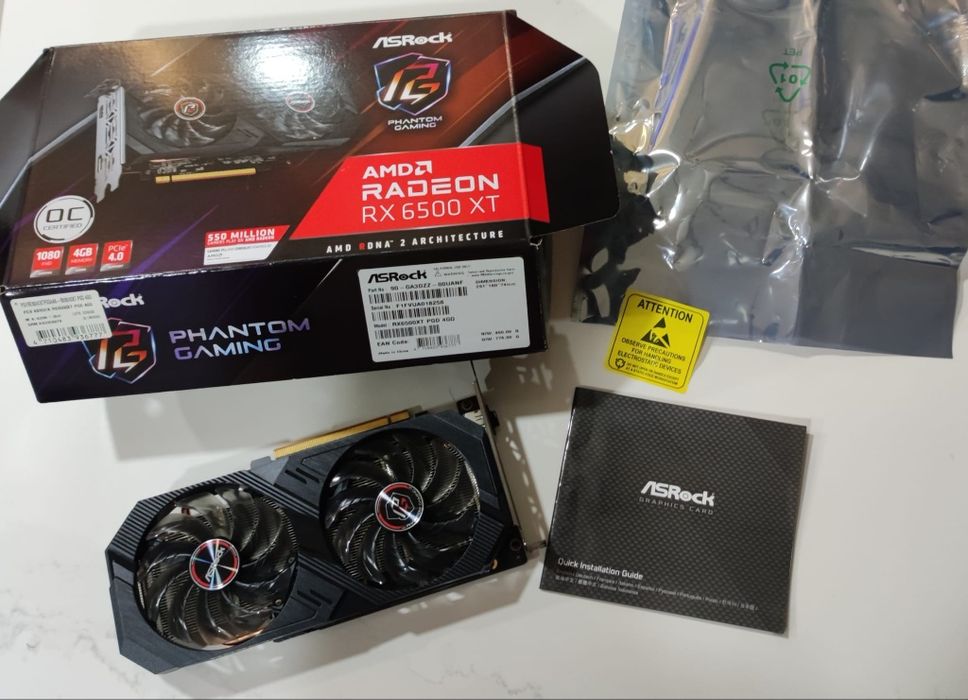 Asrock Radeon RX 6500 XT OC 4 GB GDDR664169667466497120