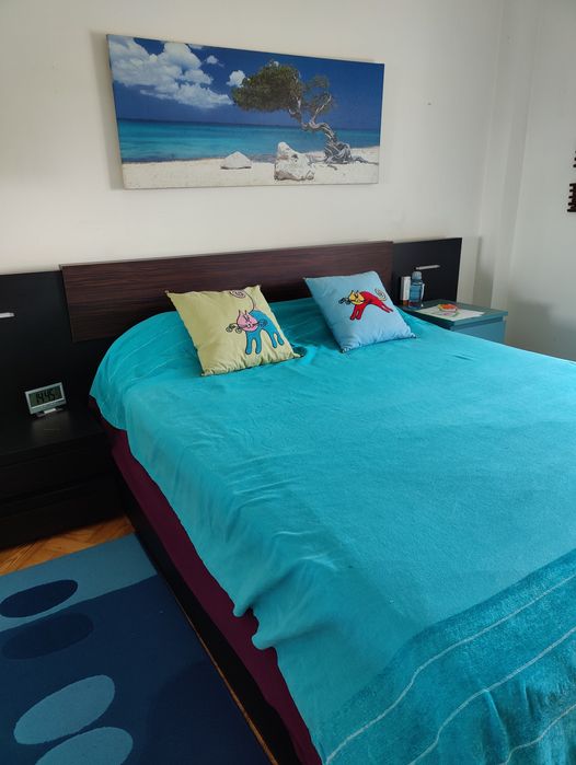 Vendo cama com arrumação + colchão