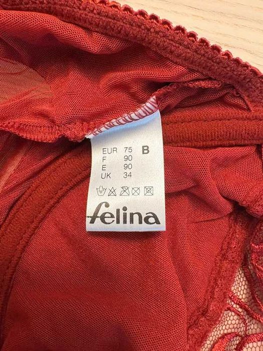 Body damskie FELINA | koronka | burgundowe | S/M