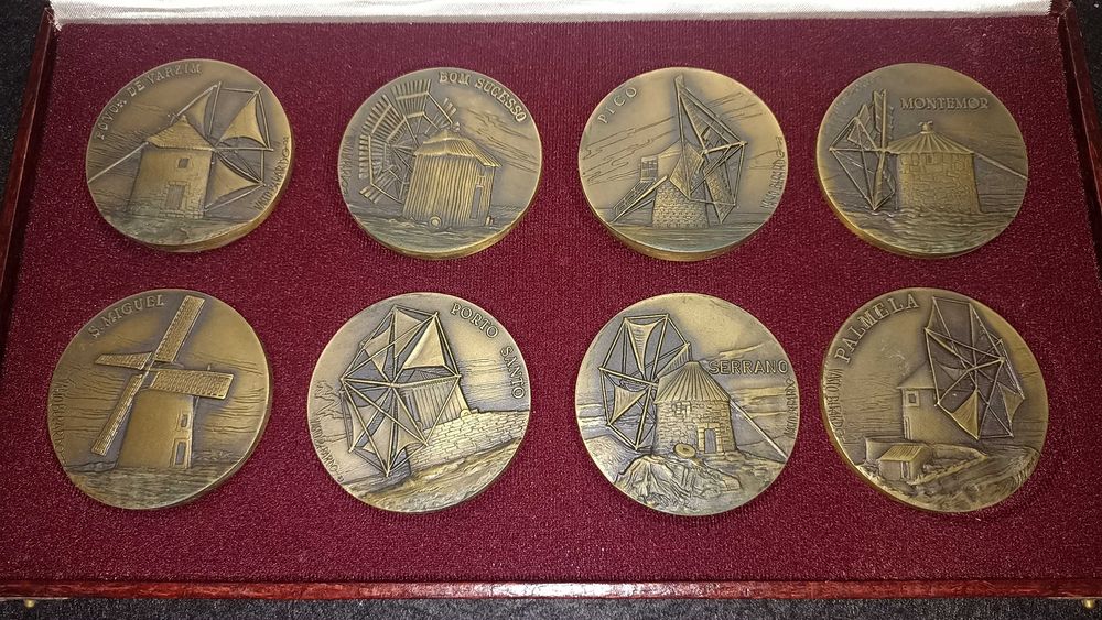 Coleção de medalhas completa