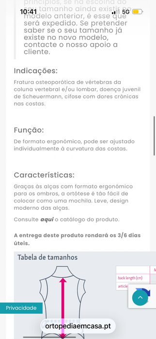 Spinomed medi – Cinta/Orótese de suporte para a coluna