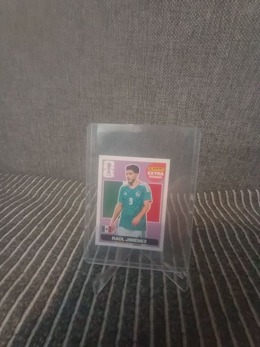 Panini FIFA world cup 2026   raul jimenez extra sticker purple rare