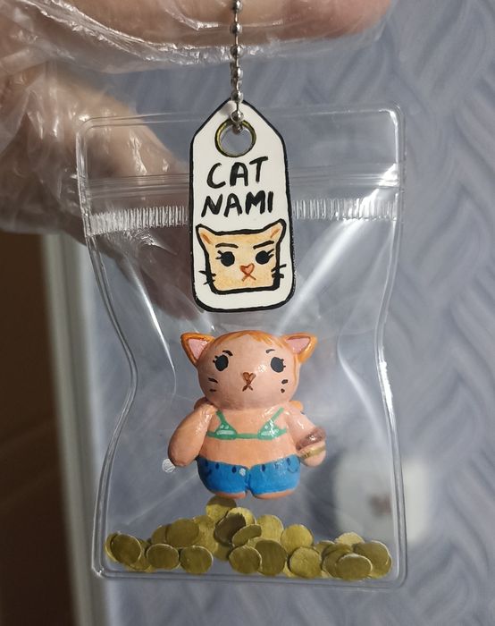 Брелоки - котики Ван піс (One piece)