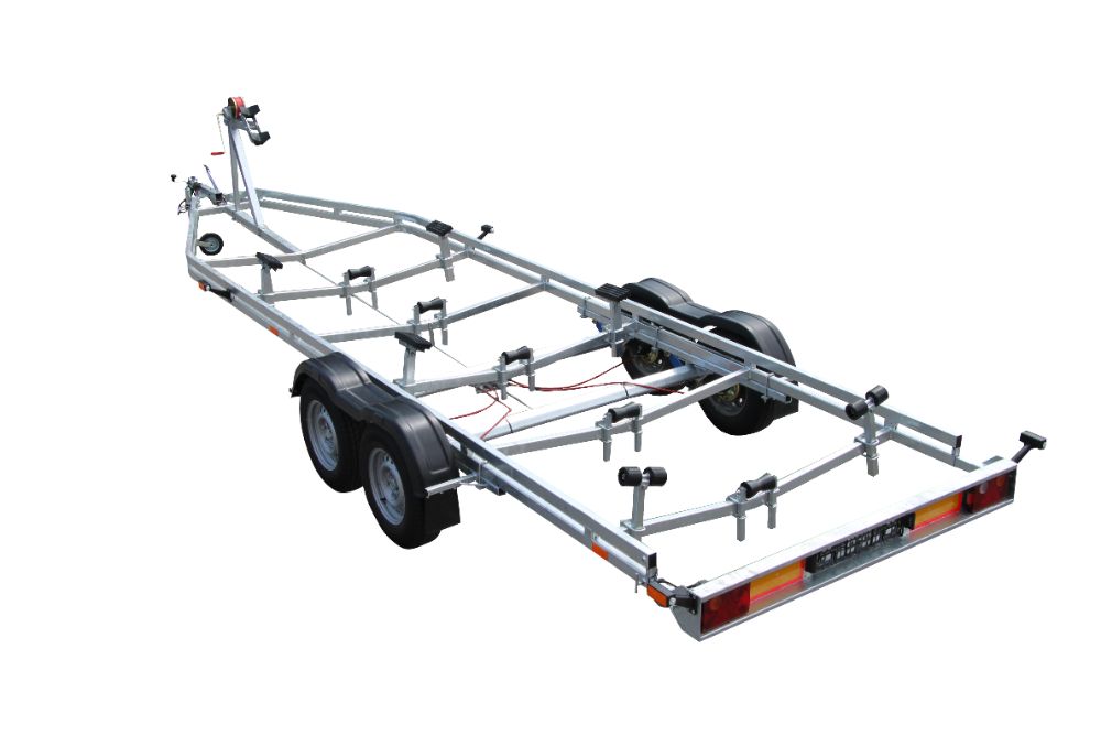 NOWA PRZYCZEPA podłodziowa PP-3000, DMC 3000 kg, ładowność 2550 kg