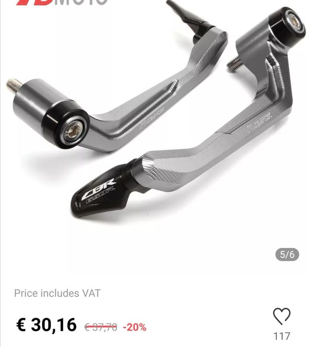 Protecção para mãos (honda)