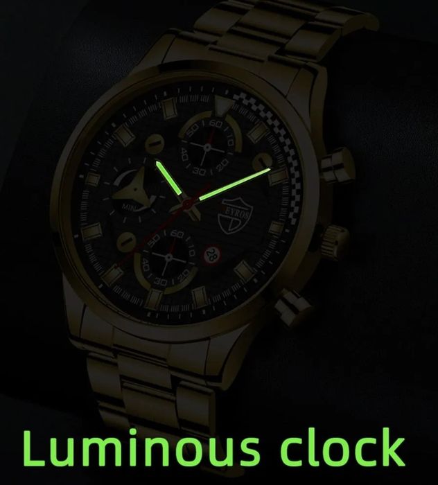 Luksusowy zegarek męski komplet