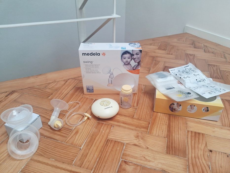 Medela - bomba, conchas e sacos