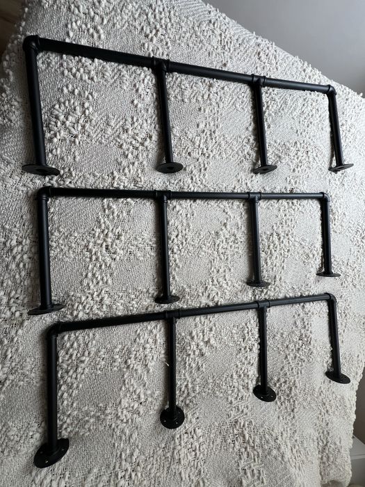 regał z rur, loft, industrialny. bez półek