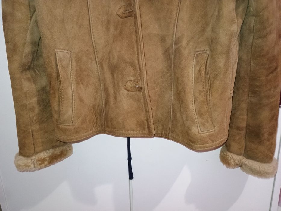 Kożuch damski skórzany