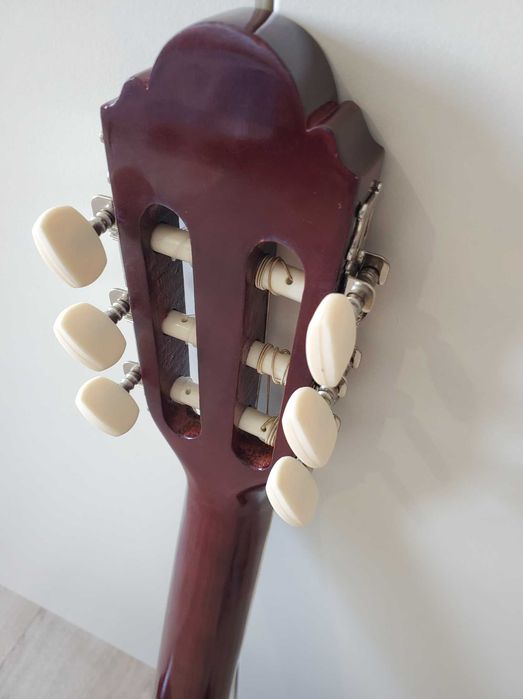 4/4 гітара класична нова бордова червона