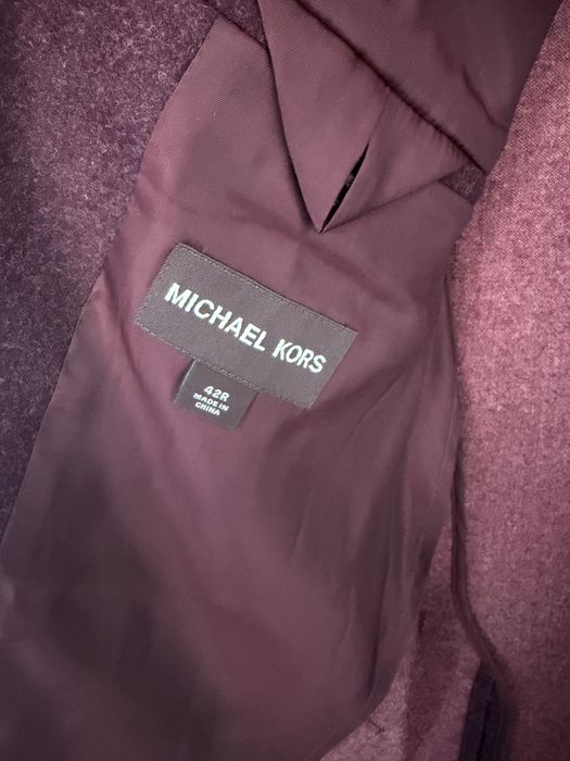 Burgundowa marynarka męska Michael Kors, 42R/52