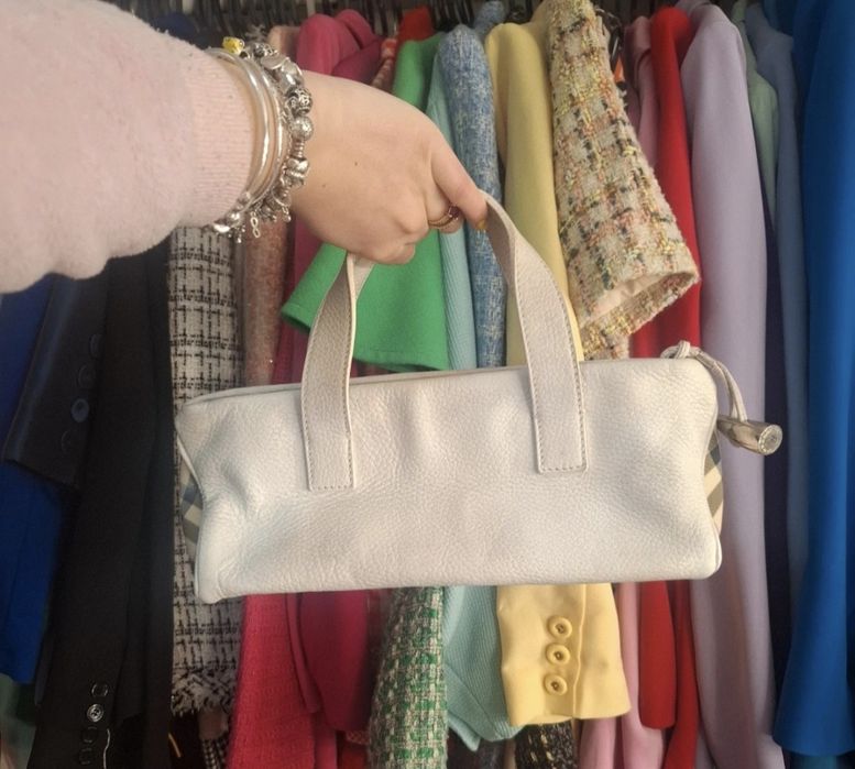 Mala Burberry Branca