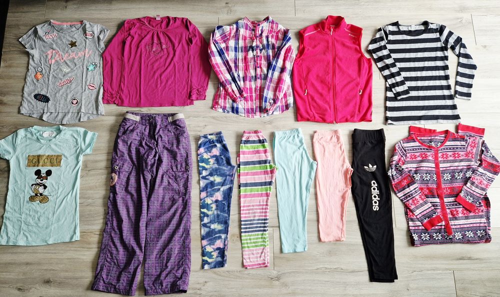 Super paczka markowych ciuchów dla nastolatki r 146-152cm ADIDAS. X1