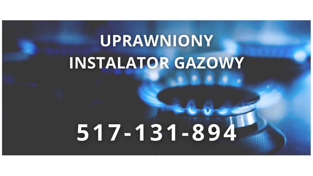 Podłączenie kuchenki/płyty gazowej. Instalacje gazowe - naprawa/montaż