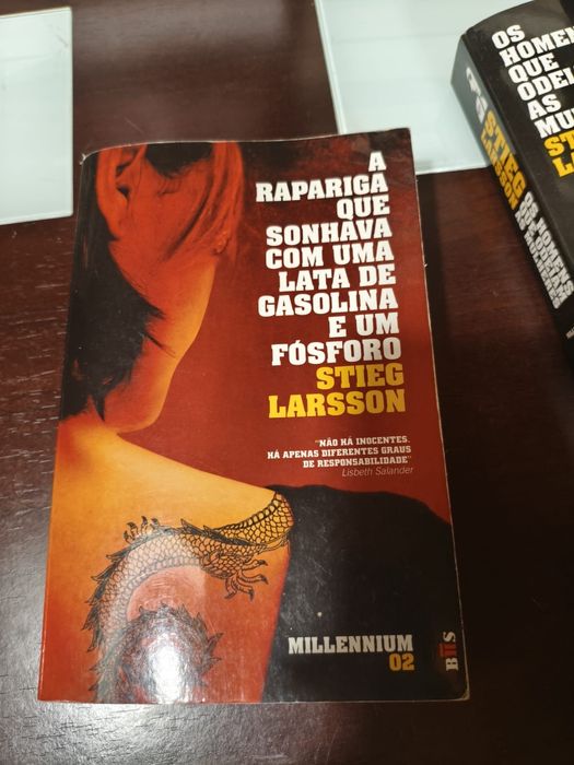 A rapariga que sonhava com uma lata de gasolina e um fósforo de Stieg Larsson