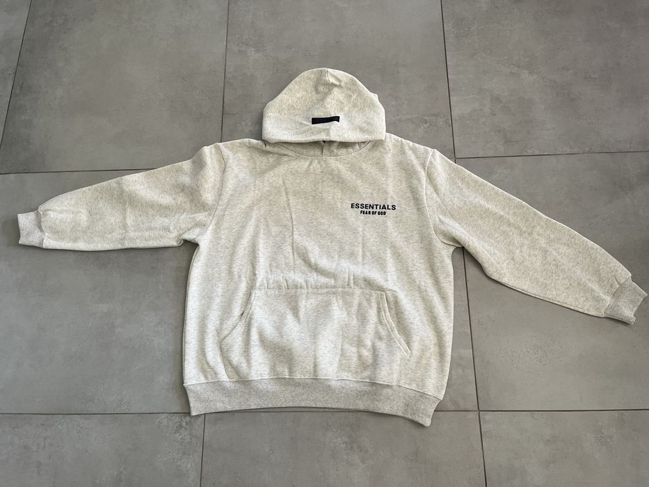 Fear of God Essentials hoodie jasny szary M
