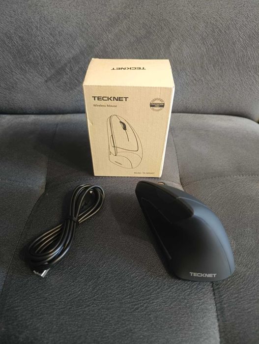 Mysz bezprzewodowa 5 poziomów 4800DPI czarna