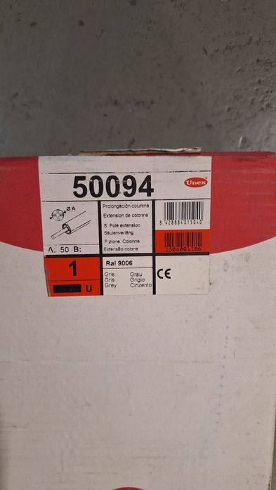 Prolongação de Coluna Unex 50094 – Nova, Embalada, Nunca Usada