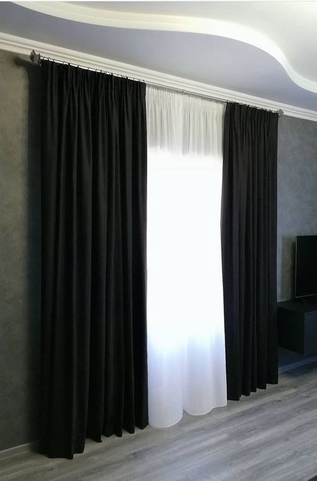 Готові штори мікровелюр