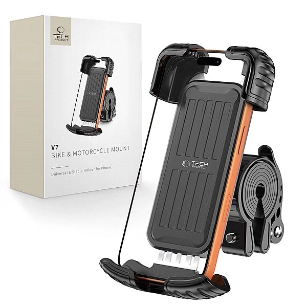 Tech-Protect V7 Universal Bike & Motorcycle Mount Black