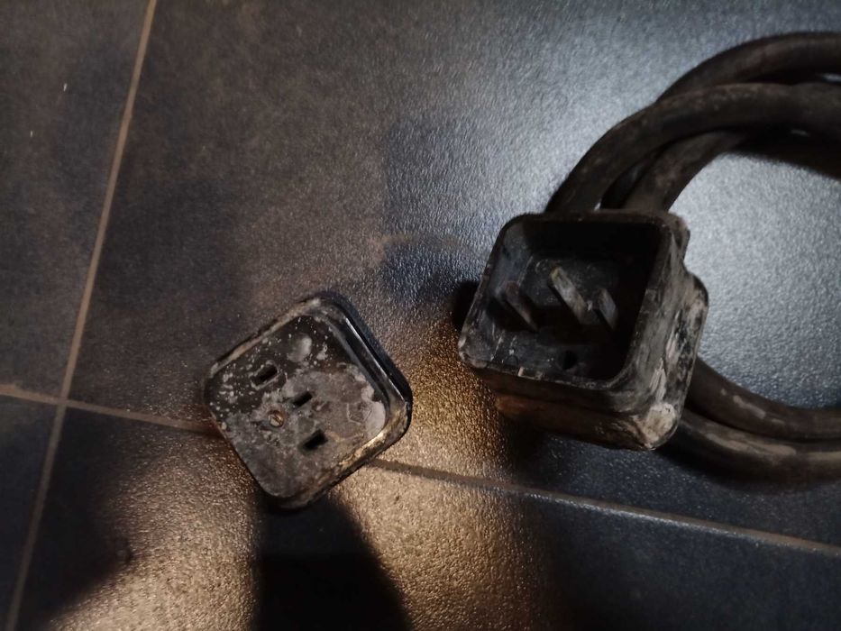 Трехфазная вилка - розетка+ кабель 6 квадрат медь