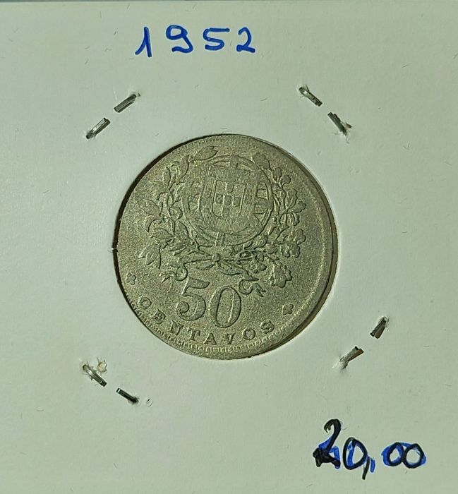 Moeda 50 centavos de 1952
