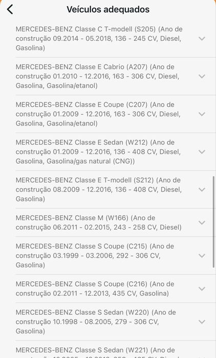 Articulacao veio longitudinal SWAG Mercedes