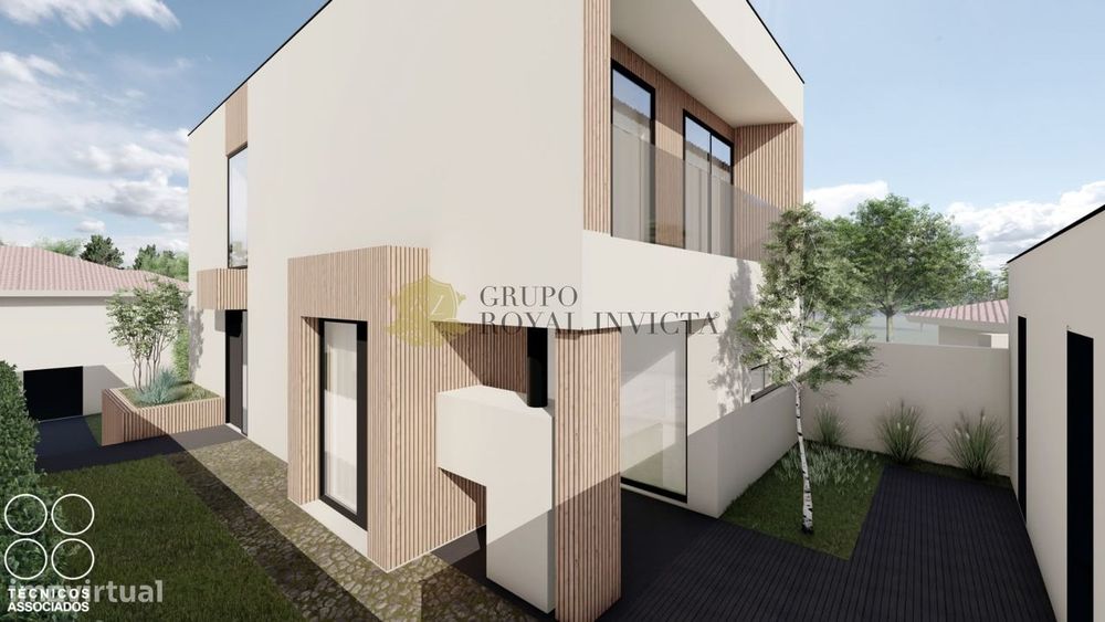 Moradia geminada V3 Superior em construção na Trofa