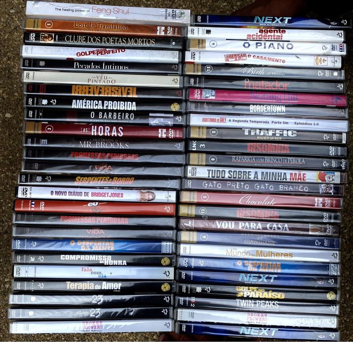 50 DVD de Filmes (1 euro cada/ 25 euros todos)