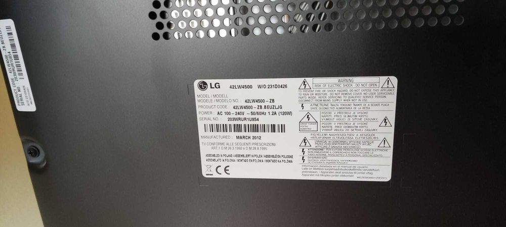 LG 42" Cinema 3D (Ref: 42LW4500) + Óculos Incluídos!