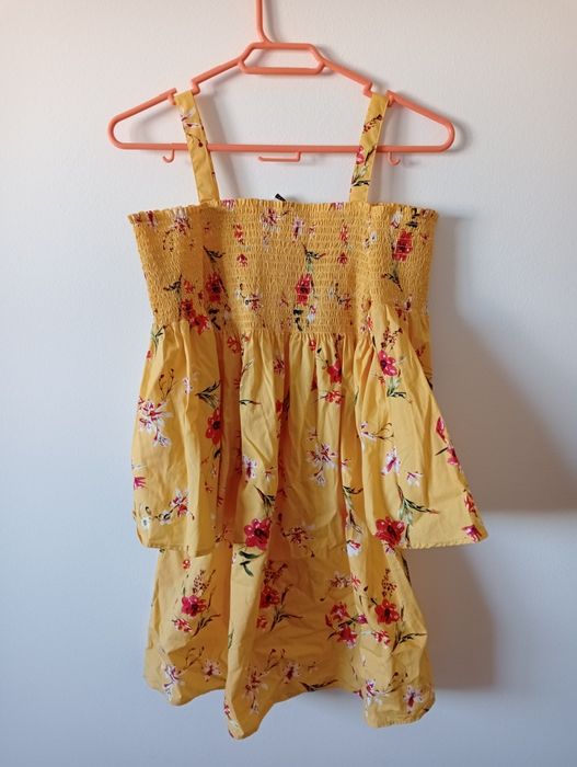 Túnica/vestido amarelo