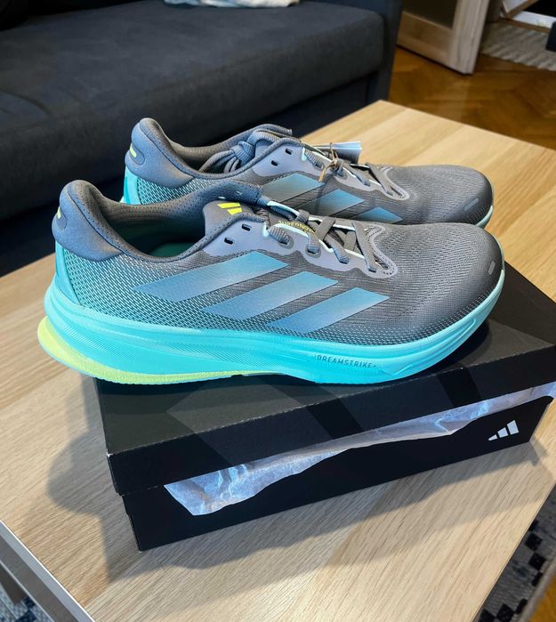 Profesjonalne buty do biegania NOWE - Adidas Supernova Rise 2 Szary - r 40 2/3 (41)