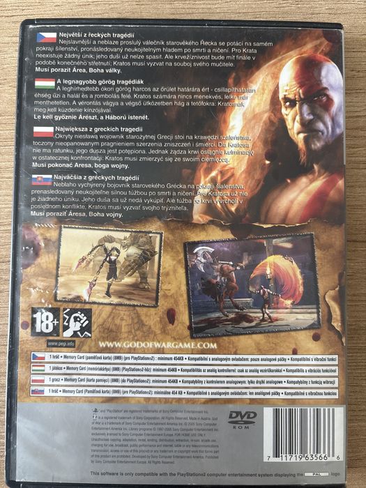 Gra ps2 God Of War