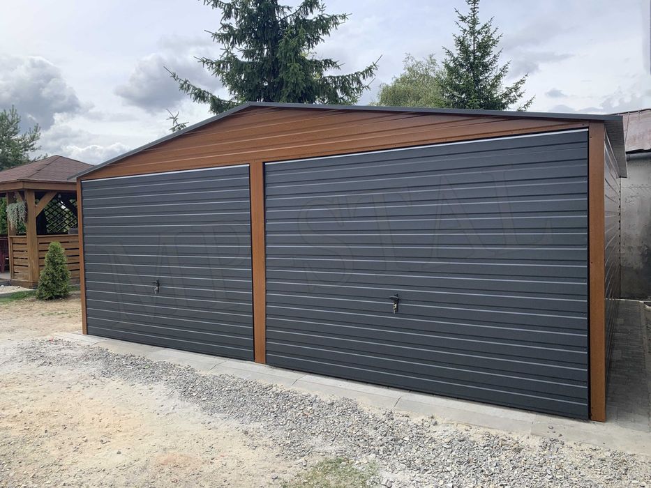 Garaże Blaszane Drewopodobone | PRODUCENT | PROFIL OCYNKOWANY