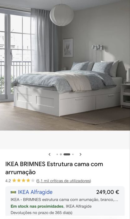 cama ikea brimnes