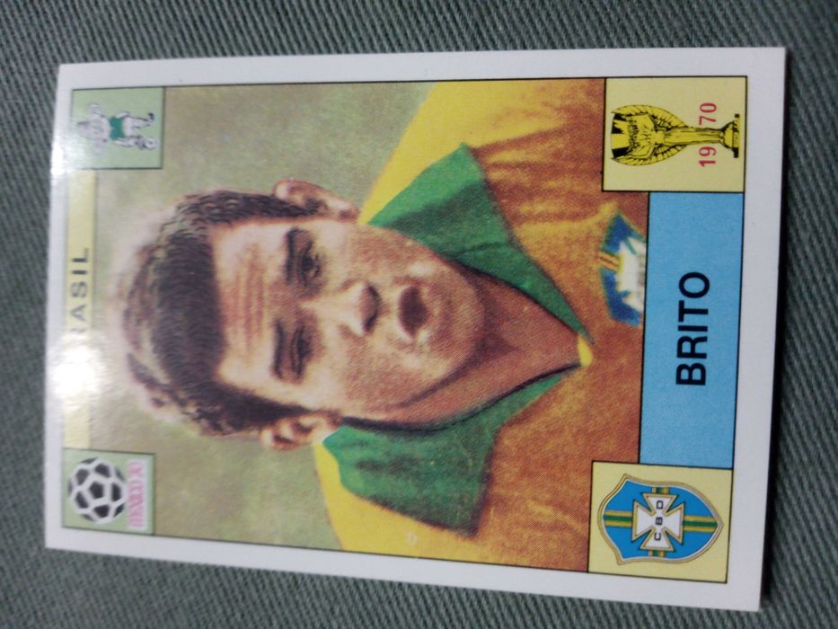 Cromo Panini World Cup Story de Brito no Mundial de 70